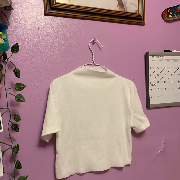 All White Crop Top from SHEIN. Size M - Picture 3 of 6